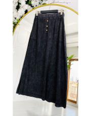 alina pamuk triko etek siyah