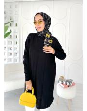 bonnica merserize tunik siyah 2