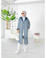 madrid chanel denim kap mavi 2