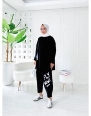 wow üç iplik tasarım spor takım siyah 3