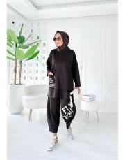 wow üç iplik tasarım spor takım acı kahve 3