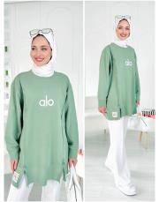 alo üç iplik sweat mint