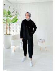 valentina oysho takım siyah