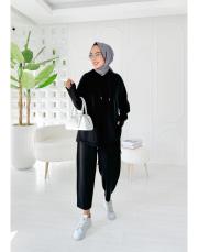 valentina oysho takım siyah 2