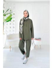 valentina oysho takım haki