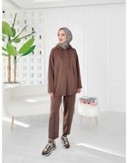 valentina oysho takım kahve 3