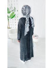 amber pamuk triko hırka siyah