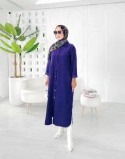 ithal rosela kadife gömlek mor 2