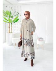 ithal viana kadife elbise taş