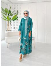 ithal daniel kadife elbise mint 2