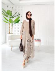 ithal daniel kadife elbise taş 2