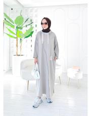 ithal diana iki ip koton elbise taş 3