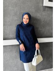 keyla merserize tunik lacivert 2