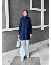 keyla merserize tunik lacivert 3