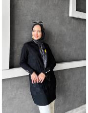 keyla merserize tunik siyah