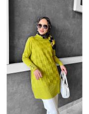 keyla merserize tunik yağyeşili 3