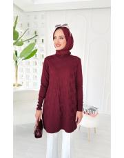 keyla merserize tunik bordo 2