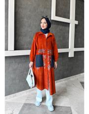 tokyo kadife gömlek kap kiremit 2