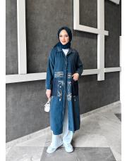 tokyo kadife gömlek kap lacivert