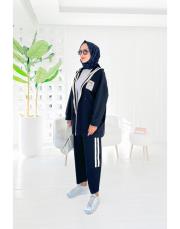 oslo iki ip spor takım lacivert 2