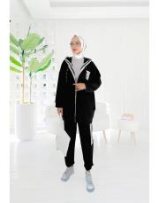 oslo iki ip spor takım siyah 2