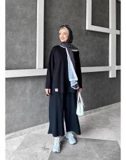 palazzo oysho takım siyah