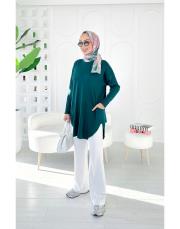 porte merserize triko tunik zümrüt 2