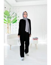 liya merserize oversize tunik siyah 3