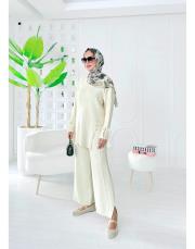 deren yırtaç detaylı triko takım taş 3