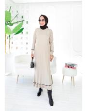 diamod merserize taşlı triko elbise taş 2