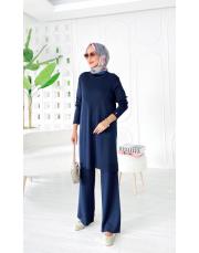 aiksa merserize triko takım lacivert 2