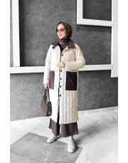 florist kapitone şişme mont taş 3