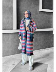 rainbow desenli tasarım kap mavi 2