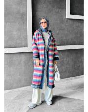 rainbow desenli tasarım kap mavi 3