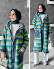 rainbow desenli tasarım kap yeşil