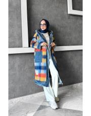 rainbow desenli tasarım kap hardal