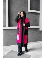 design trikolu kapitone  kap pembe