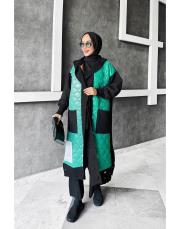 design trikolu kapitone  kap siyah 4