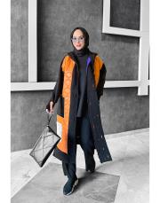 design trikolu kapitone  kap turuncu