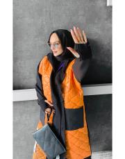 design trikolu kapitone  kap turuncu 3