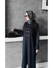 asos uzun tunikli merserize  triko takım siyah 2