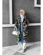 eliz polar oversize  kap siyah 3