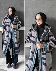 eliz polar oversize  kap antrasit