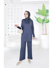 merlin merserize pantolon piliseli takım antrasit 2