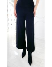 merley merserize önü dikişli pantolon siyah