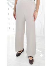 merley merserize önü dikişli pantolon taş