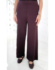 merley merserize önü dikişli pantolon kahve