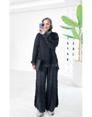 toffy pamuk triko takım siyah 3