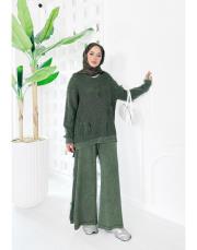 toffy pamuk triko takım haki