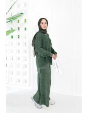 toffy pamuk triko takım haki 2